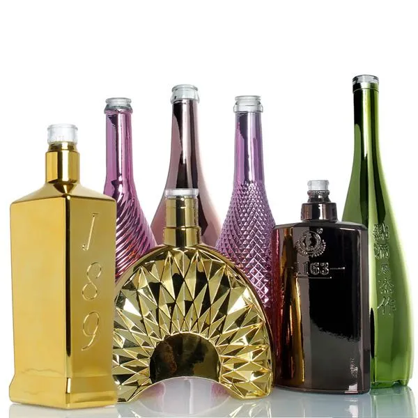 Electroplated Vodka Bottle